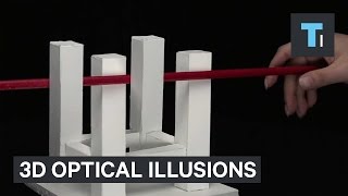 Japanese professor creates amazing 3D optical illusions