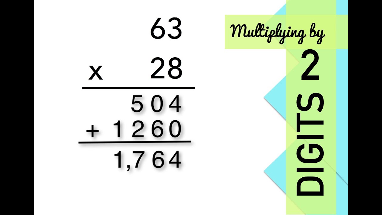 Multiplying by 2-Digit Numbers & Rounding to Check - YouTube