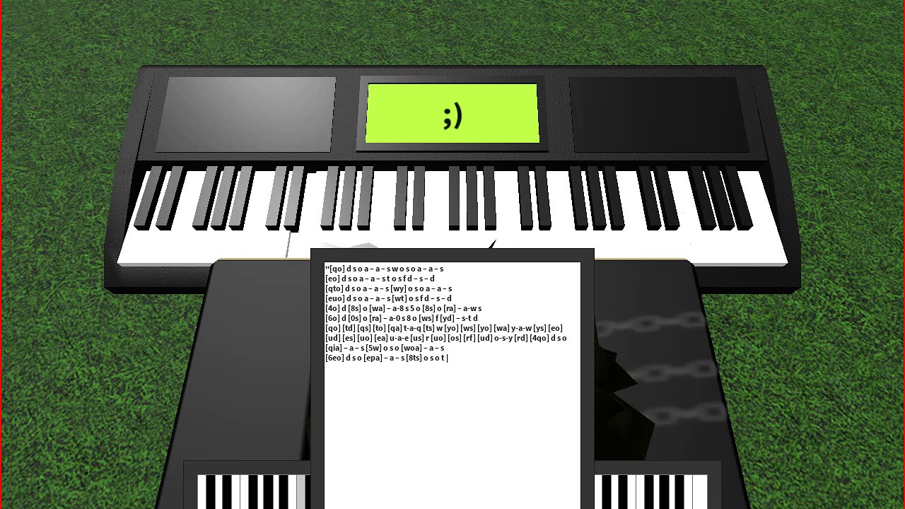 Roblox Piano Sheets Undertale MeGaLoVania