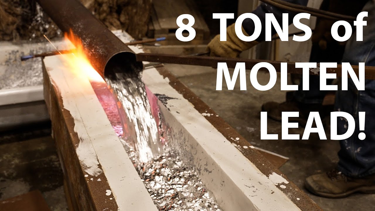 Pouring a Lead Keel (Pt 3) (Tally Ho / EP119) - YouTube image.