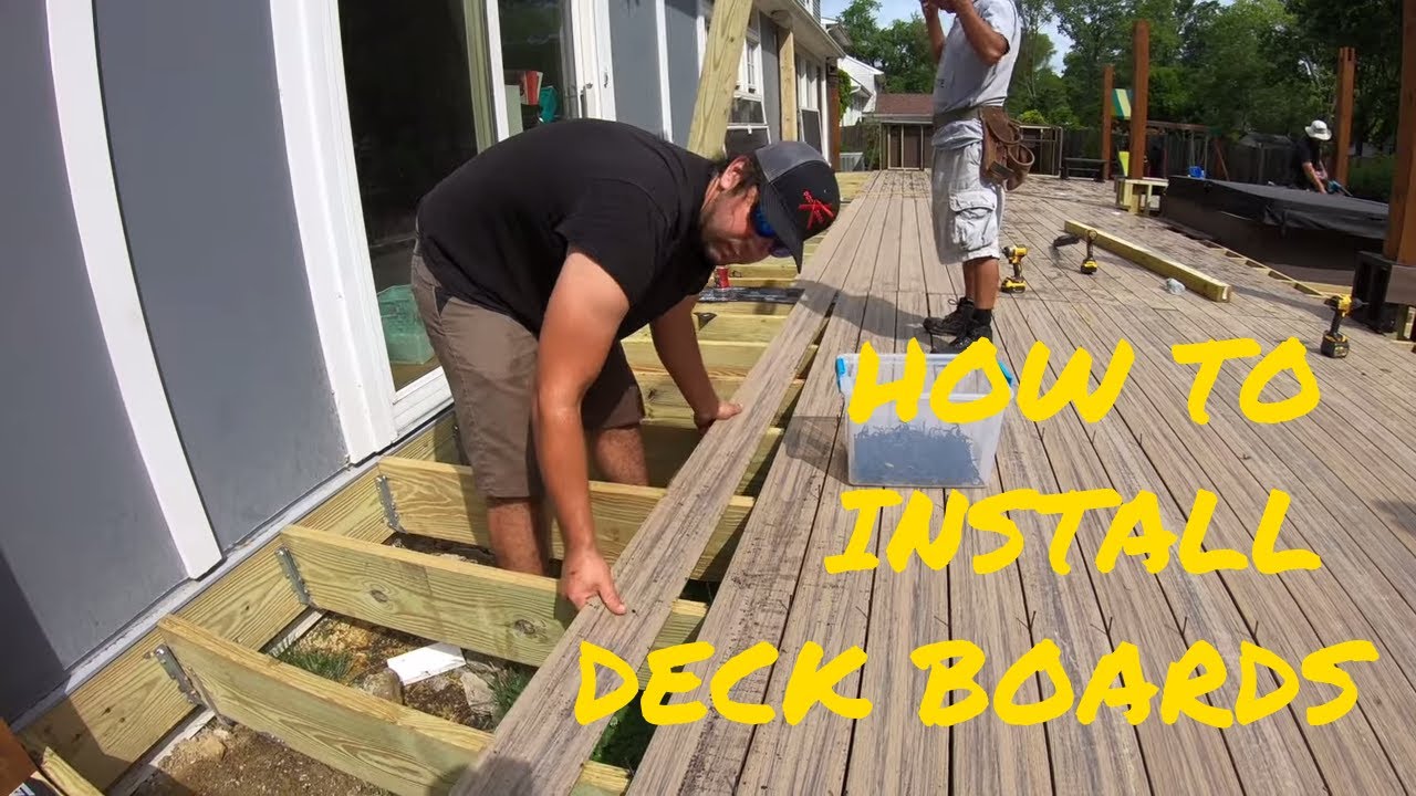 Installing Composite Decking With Hidden Fasteners - Quickest