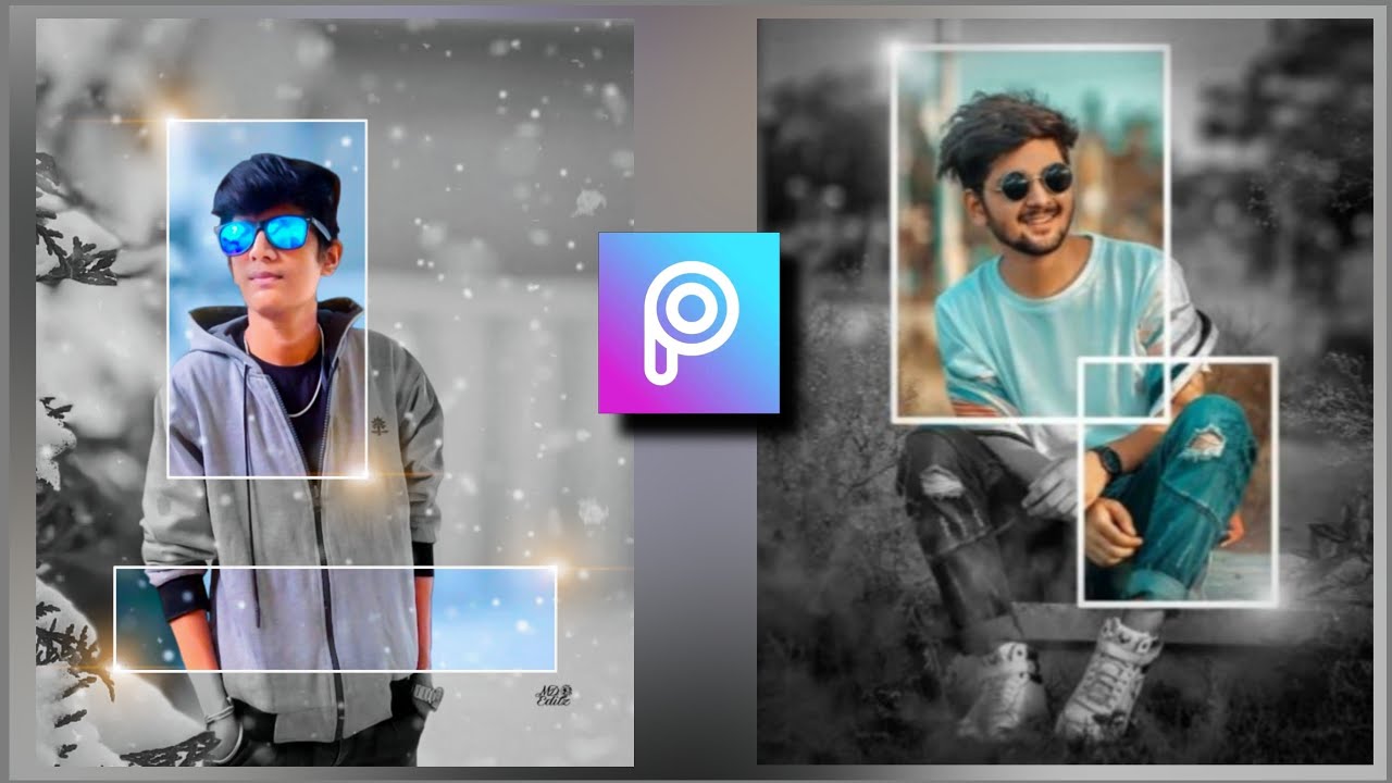 PicsArt creative photo editing trick | square editing PicsArt | MD ...