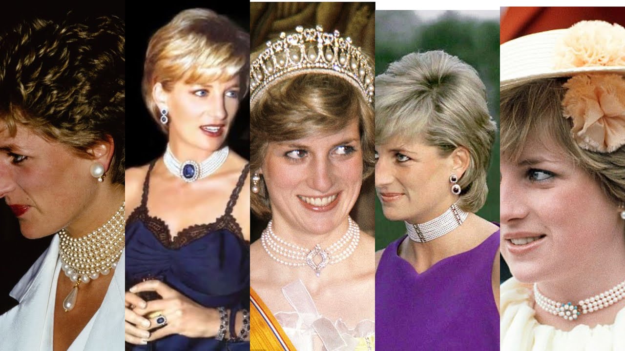 Princess Diana💞Pearl Jewelry Collection🌸।princess Diana।Princess of ...