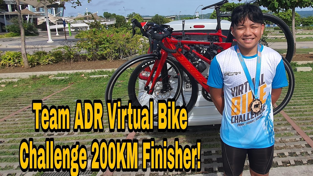 Team ADR Virtual Bike Challenge 200KM Finisher! - YouTube