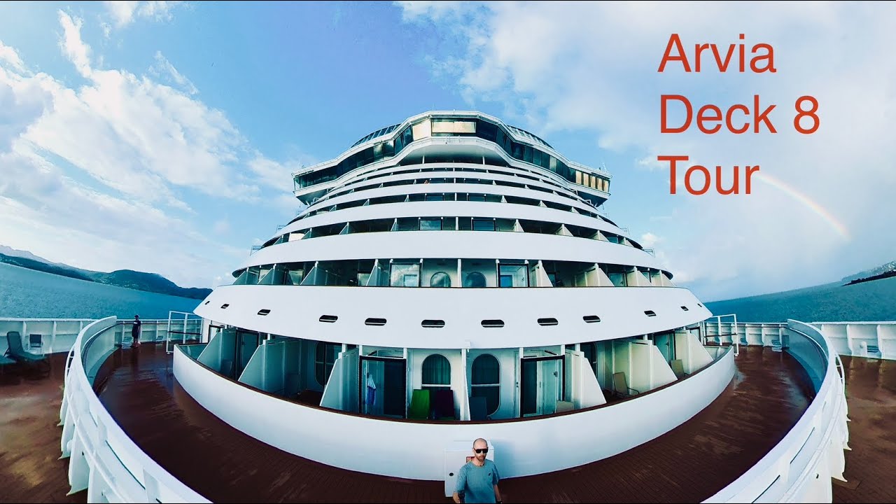 P&O Arvia full deck 8 Tour. #pocruises #arvia #helloarvia #deck #tour # ...