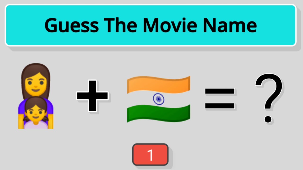 Guess The Movie Name By Emoji