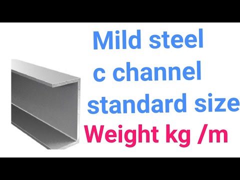 Steel Channel Weight Chart, 42% OFF | servintegrales.com.co