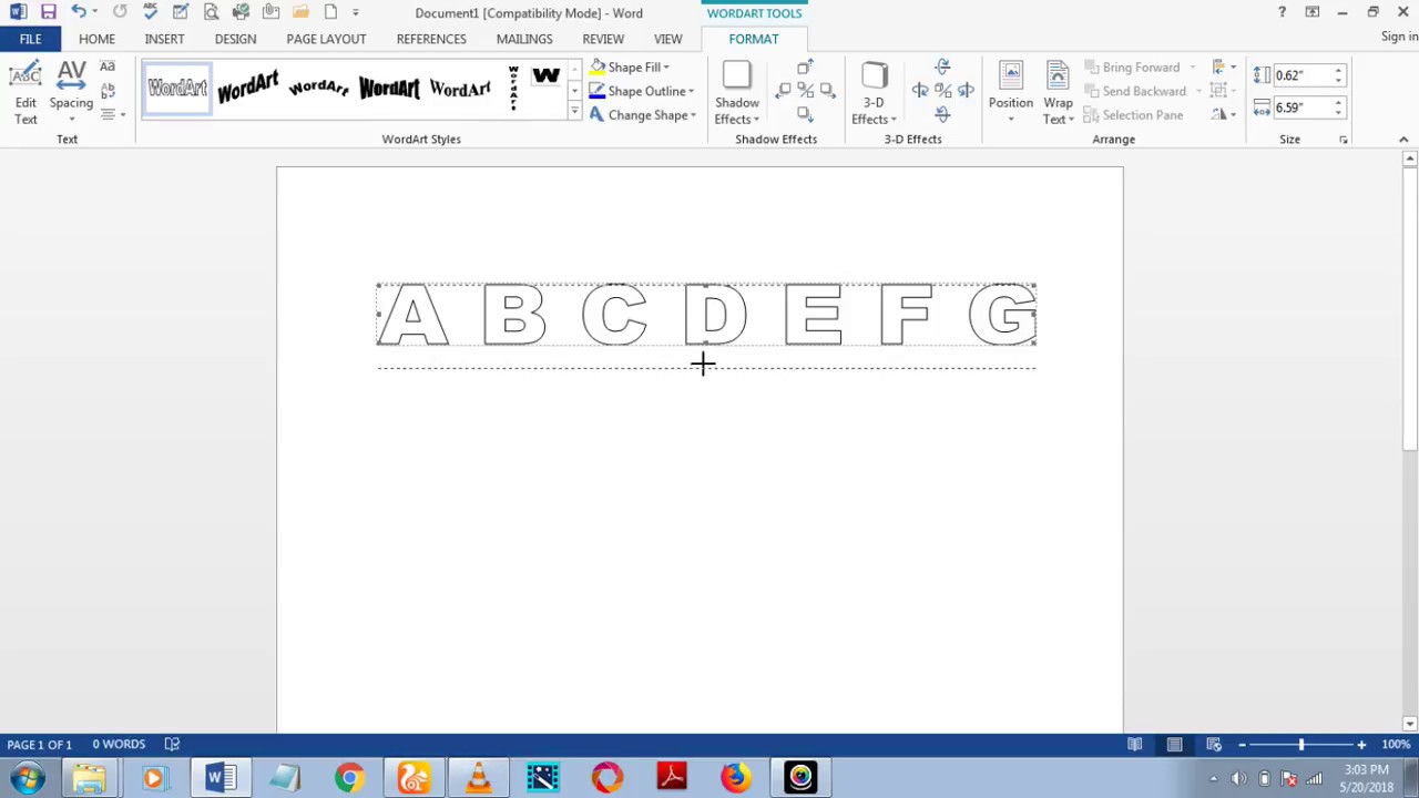 Dotted Fonts For Microsoft Word