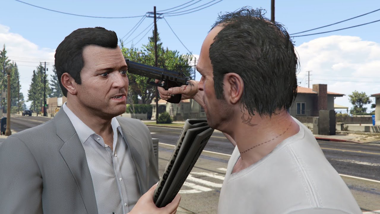 Trevor Nearly Killed his best friend Michael - YouTube