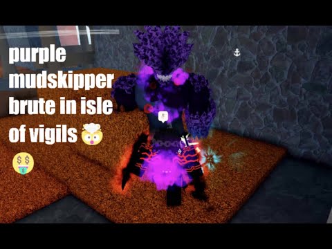 purple mudskipper brute at isle of vigils??! (new mob) deepwoken - YouTube