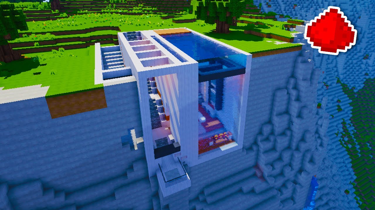 Cliff Side House Minecraft