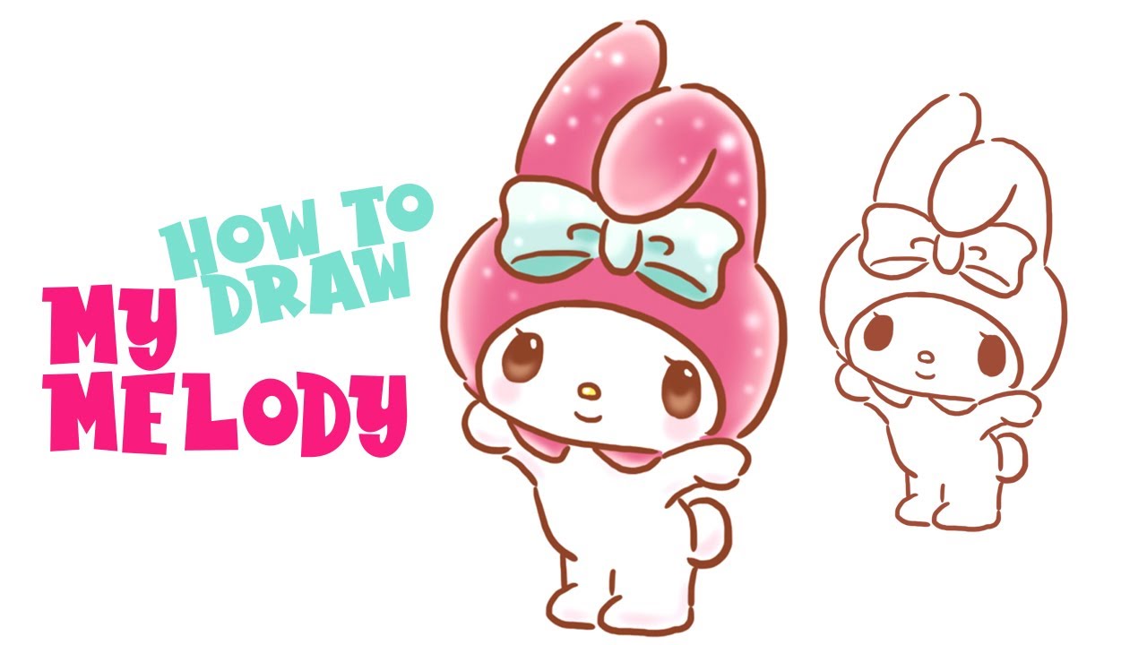 How To Draw My Melody And Kuromi