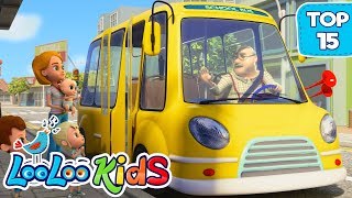 the wheels on the bus top 15 songs for kids on youtube