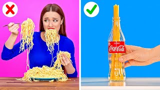 SMART KITCHEN HACKS TO MAKE YOUR LIFE EASIER || Funny Cooking Tips by 123 GO!