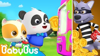 special vending machine big bad wolf nursery rhymes kids songs baby cartoon babybus