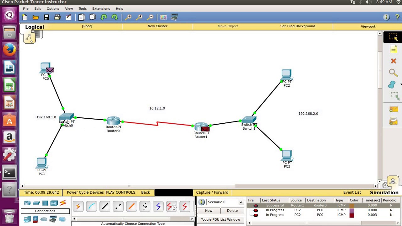 Cisco packet tracer examples - serverret