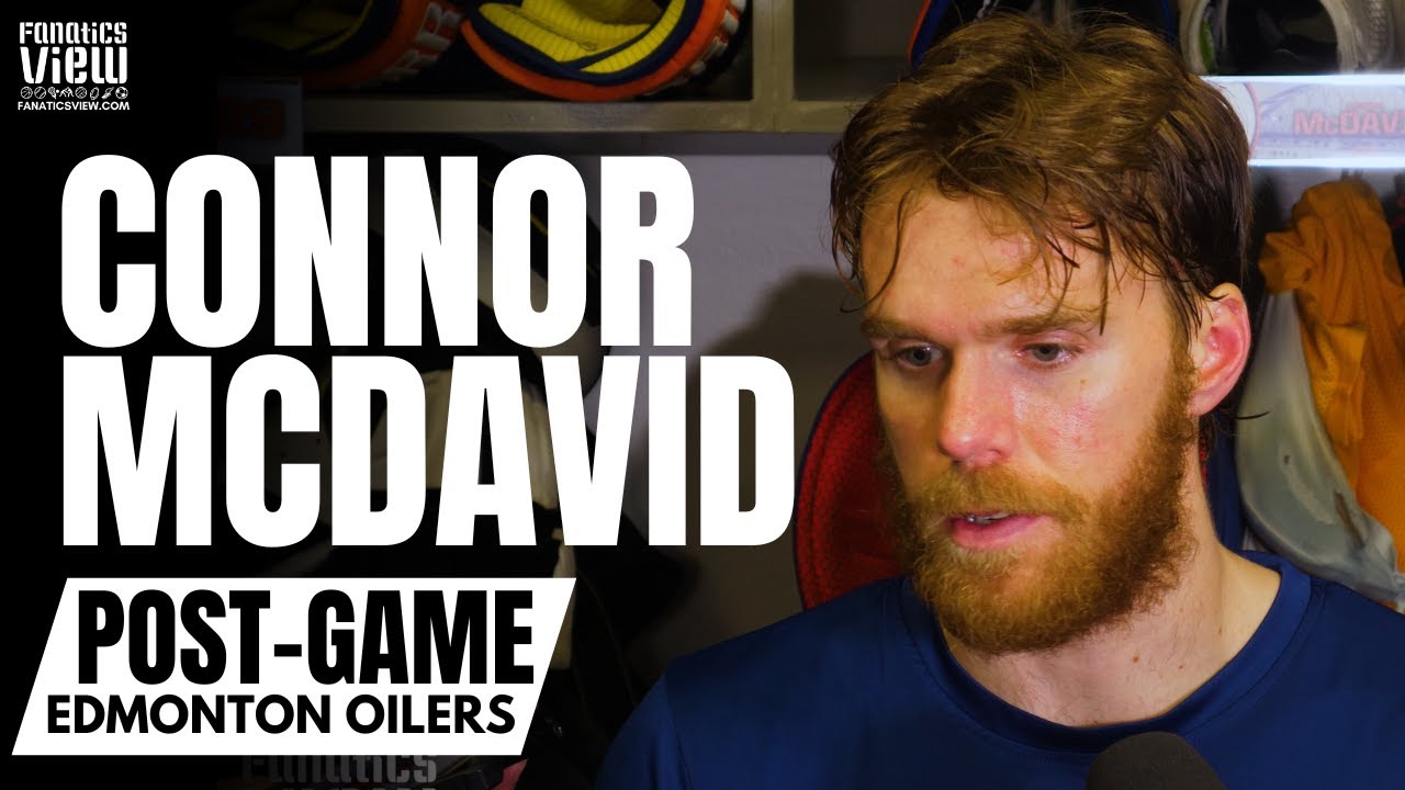 Connor McDavid Reacts to Being 1 Win Away From First Stanley Cup ...