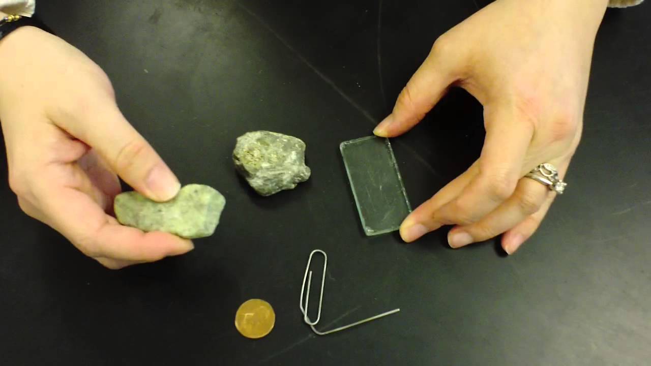 Testing Hardness Of Minerals