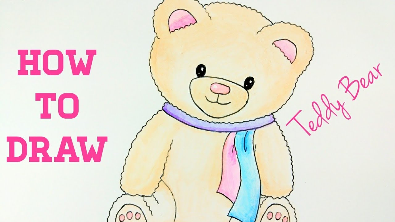 HOW TO DRAW TEDDY BEAR | Easy Drawing Tutorial For Beginner | Step ...