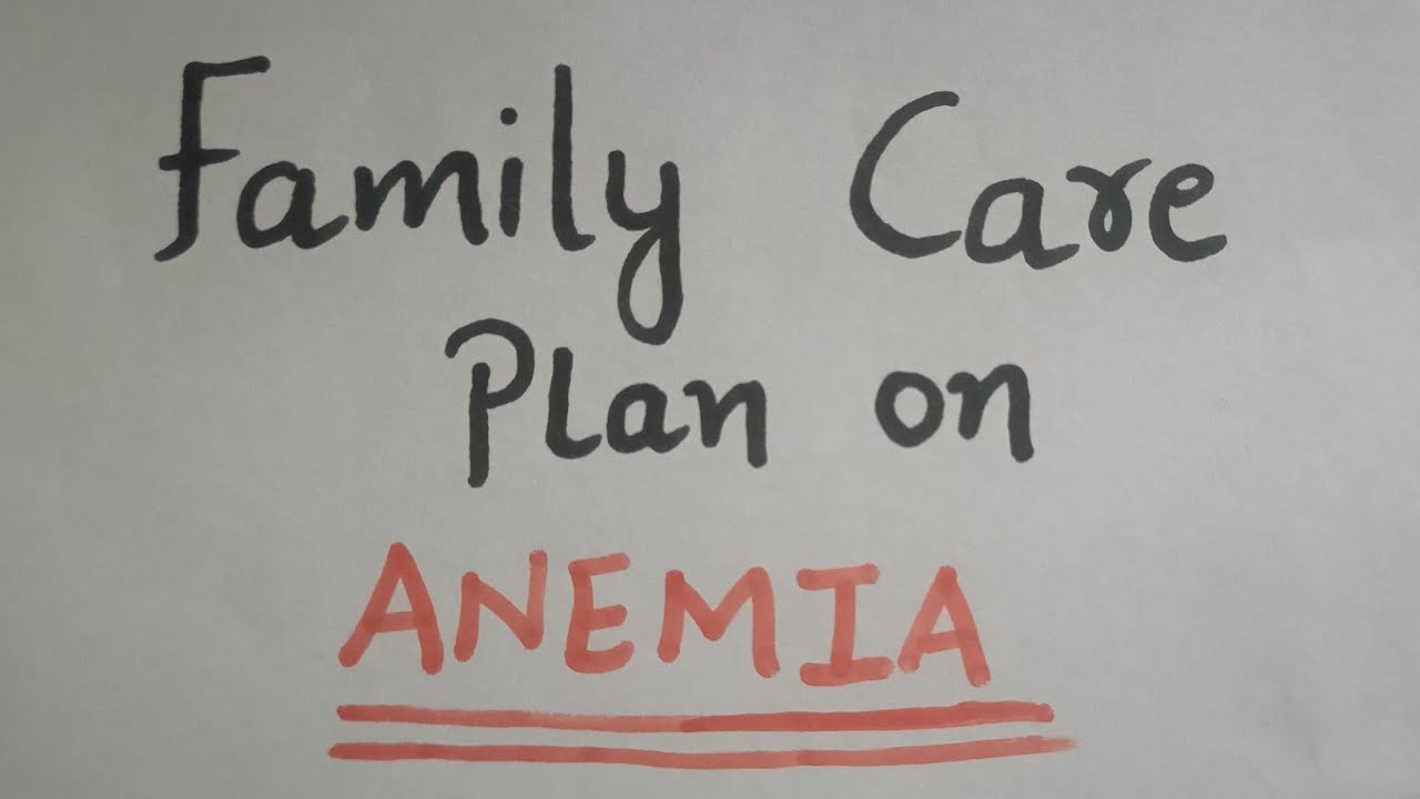 family care plan on anemia - community health nursing care plan anemia ...