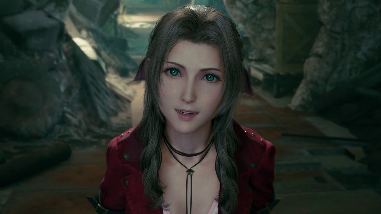 FINAL FANTASY VII REMAKE AERITH WAITING - YouTube