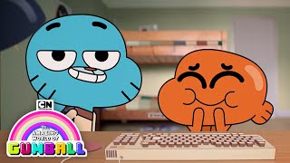 Gumball Teaches Nicole How to Use the Internet | The Amazing World of Gumball | Cartoon Network