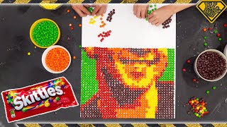 Make Pixel Art Portraits With SKITTLES