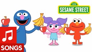 Sesame Street: Apples & Bananas Song | Animated Nursery Rhyme