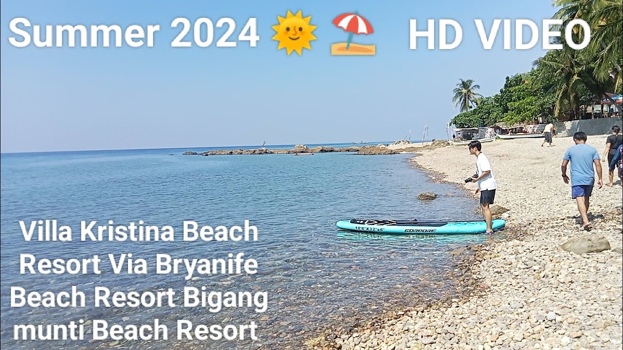 Summer 2024 🌞⛱️. Villa Kristina Beach Resort Via Bryanife Bigang munti ...