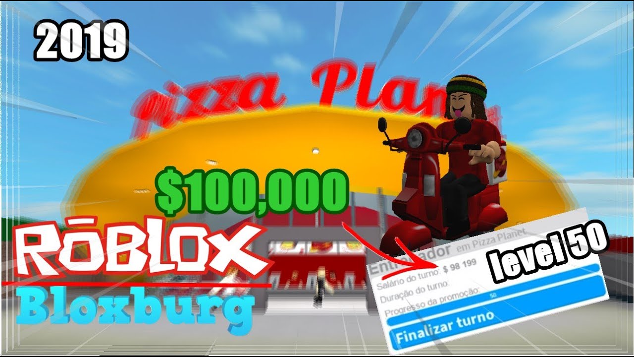 Bloxburg Pizza Delivery Level Pay Chart image.