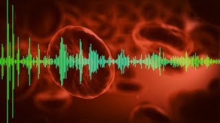 Blood testing via sound waves