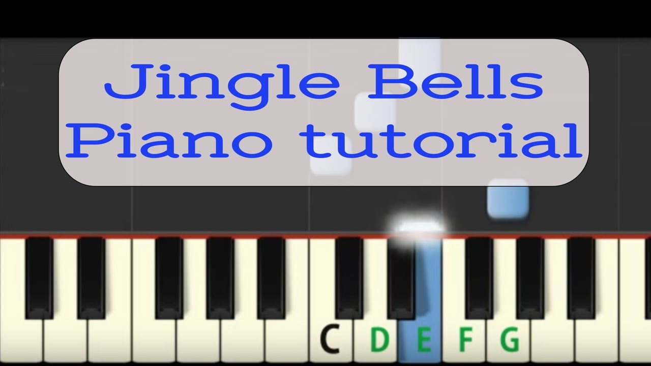 Easy Piano Tutorial: Jingle Bells with free sheet music - YouTube