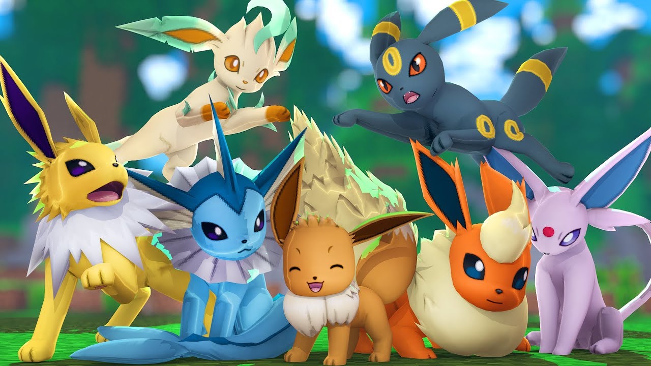 Pixelmon eevee evolutions