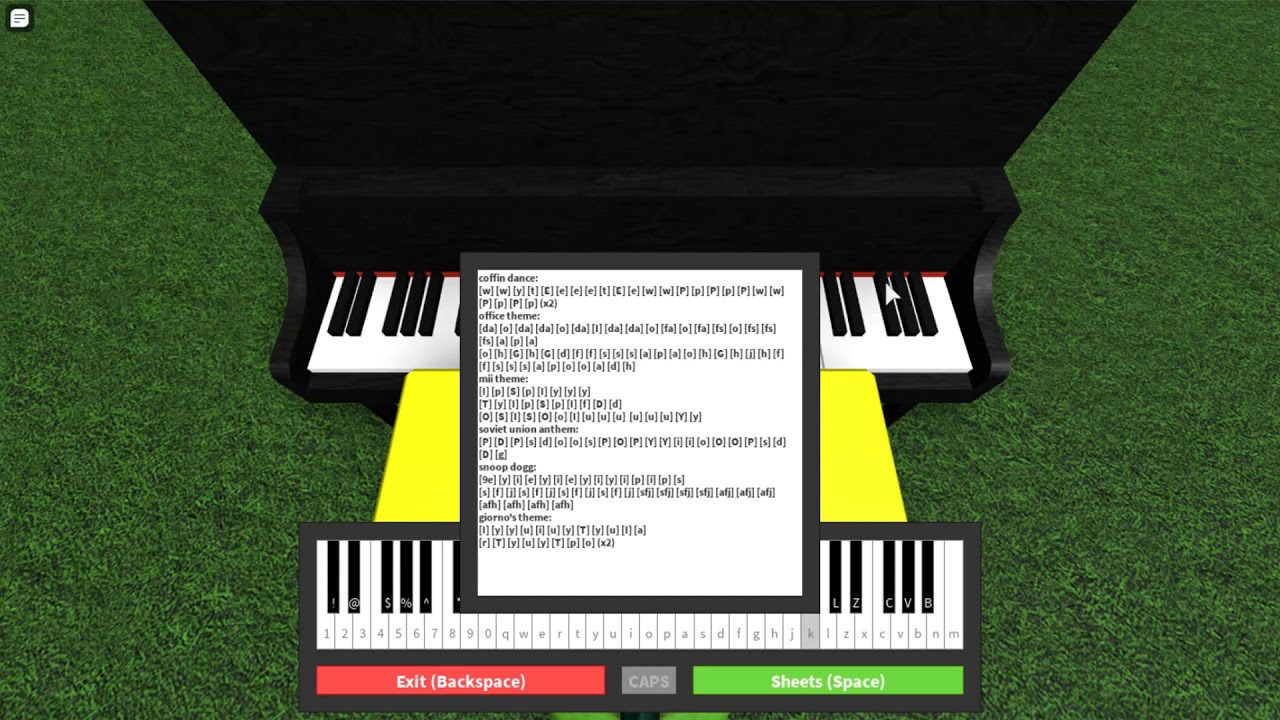 playing memes on the roblox piano, part 3! - YouTube