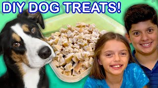 We Made Homemade DOG TREATS!  | Universal Kids