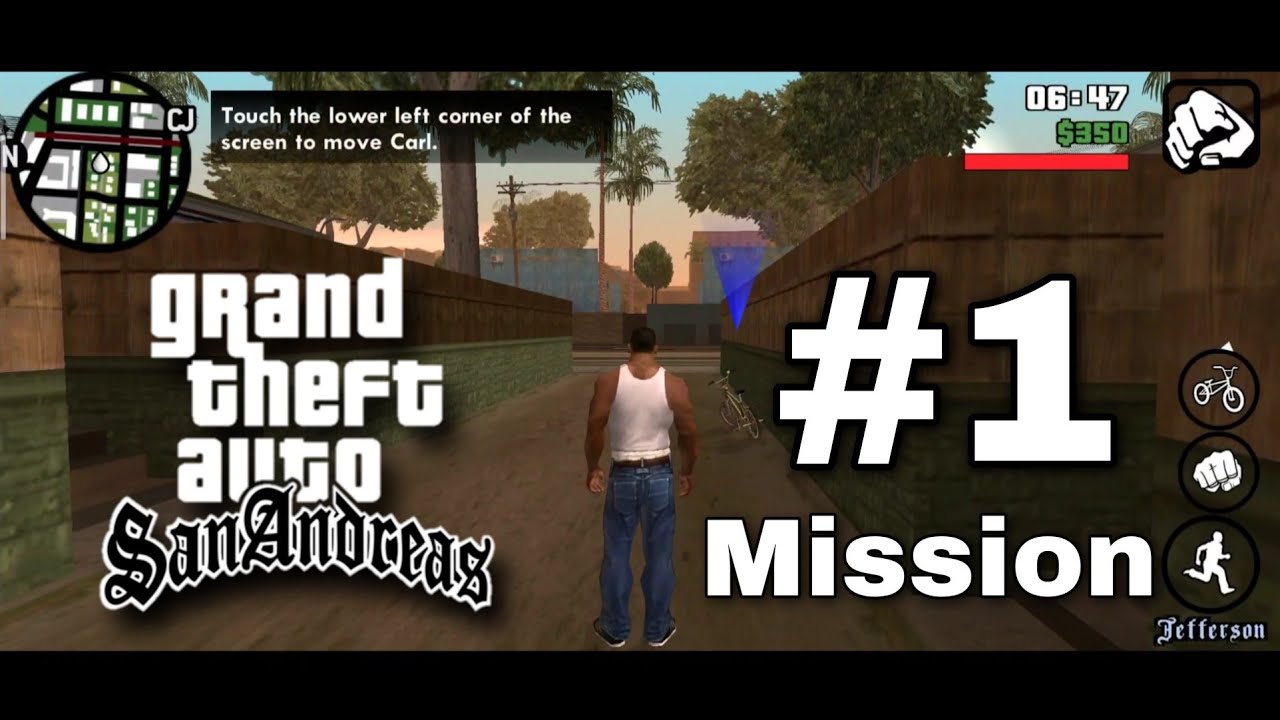 Gta san andreas first mission big smoke || gta san andreas starting ...