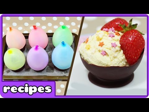 Learn How To Make Balloon Chocolate Bowls | Quick And Easy Recipes By HooplaKidz Recipes