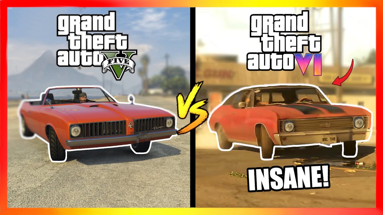 GTA 6 vs. GTA 5 | Ultimate GRAPHICS Comparison 🔥 - YouTube