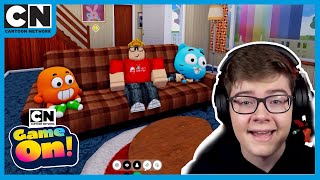 When @EthanGamerTV visited GUMBALL and DARWIN on Roblox! |  @cartoonnetworkuk #ad