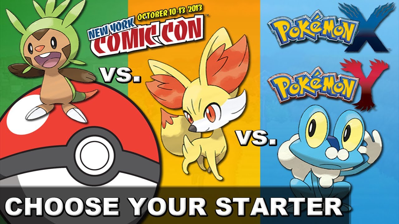 Chespin vs. Fennekin vs. Froakie - Which Pokemon X & Y 3DS Game Starter ...