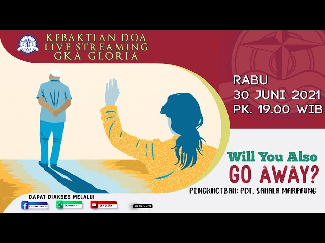 Kebaktian Doa Rabu Live Streaming - Pdt. Sahala Marpaung - 30 Juni 2021