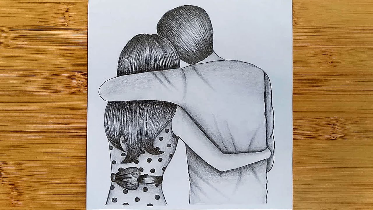 Couple Pencil Drawing Easy - Couple Cute Pencil Drawing Drawings ...