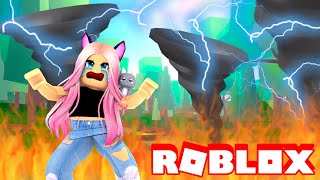 SURVIVE The TORNADO In ROBLOX! (Natural Disasters)