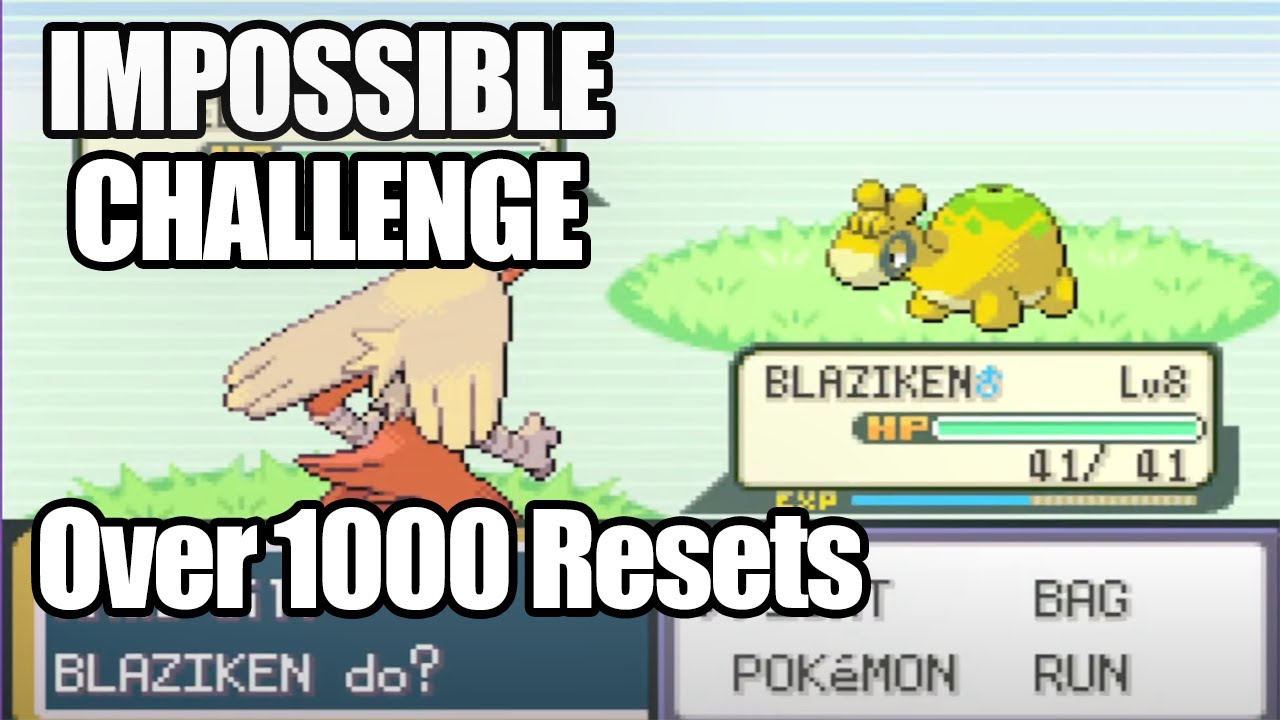 Kaizo Ironmon Impossible Challenge...1000+ Resets.. !ironmon - YouTube