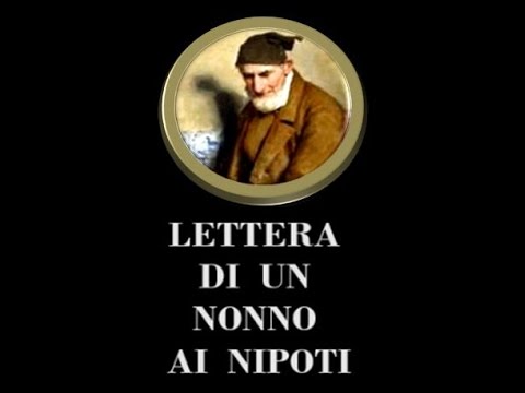 Frasi Di Natale Per I Nipotini.Lettera Di Un Nonno Ai Nipoti Youtube