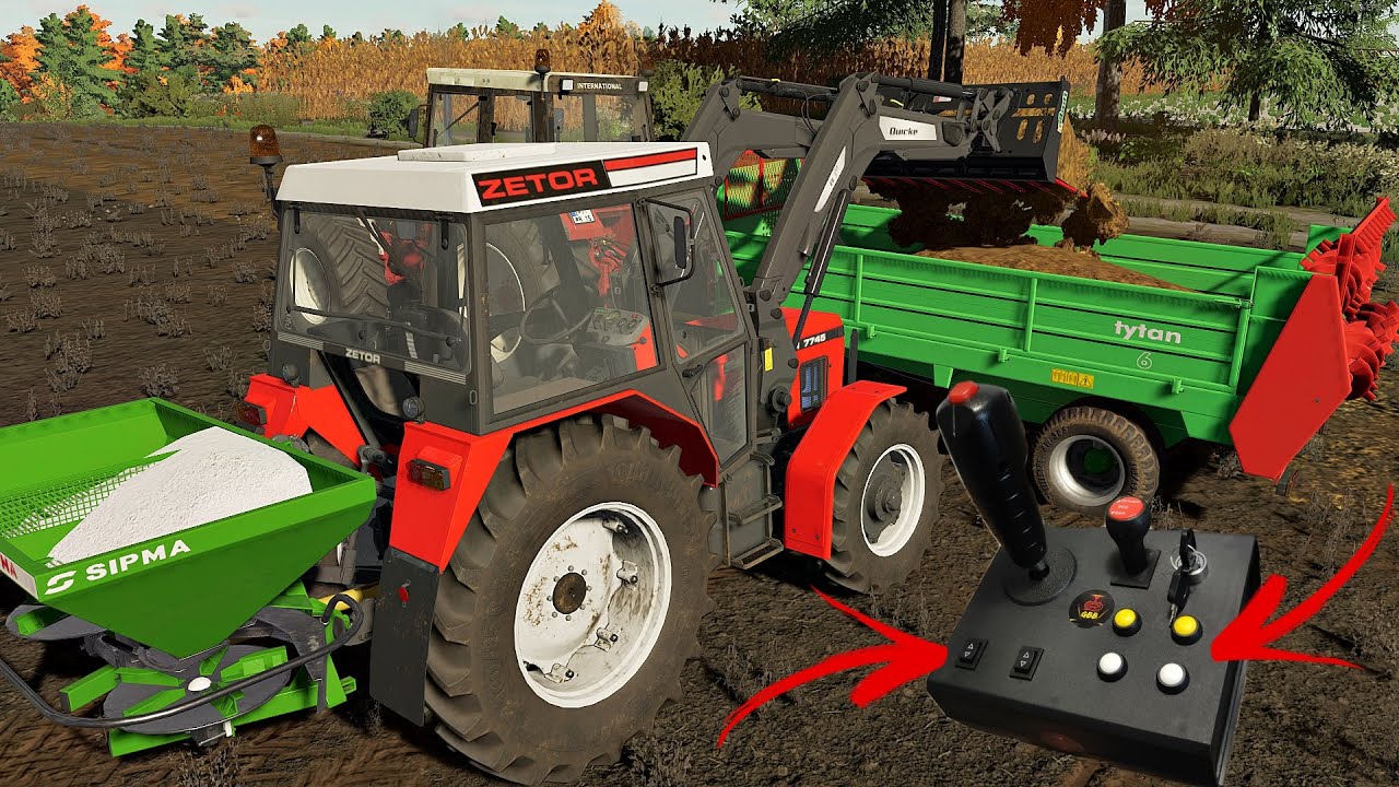 Farming Simulator 22 *GAMING BUTTON BOX*😱 Testy Panelu z Rewersem! 😍 ...