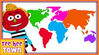 Continents Song | Learn 7 Continents Song | Original Song for Children by Teehee Town chords