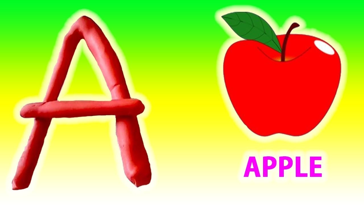 A For Apple Alphabets Chart Video Abcd Alphabets Abc Song Alphabets ...