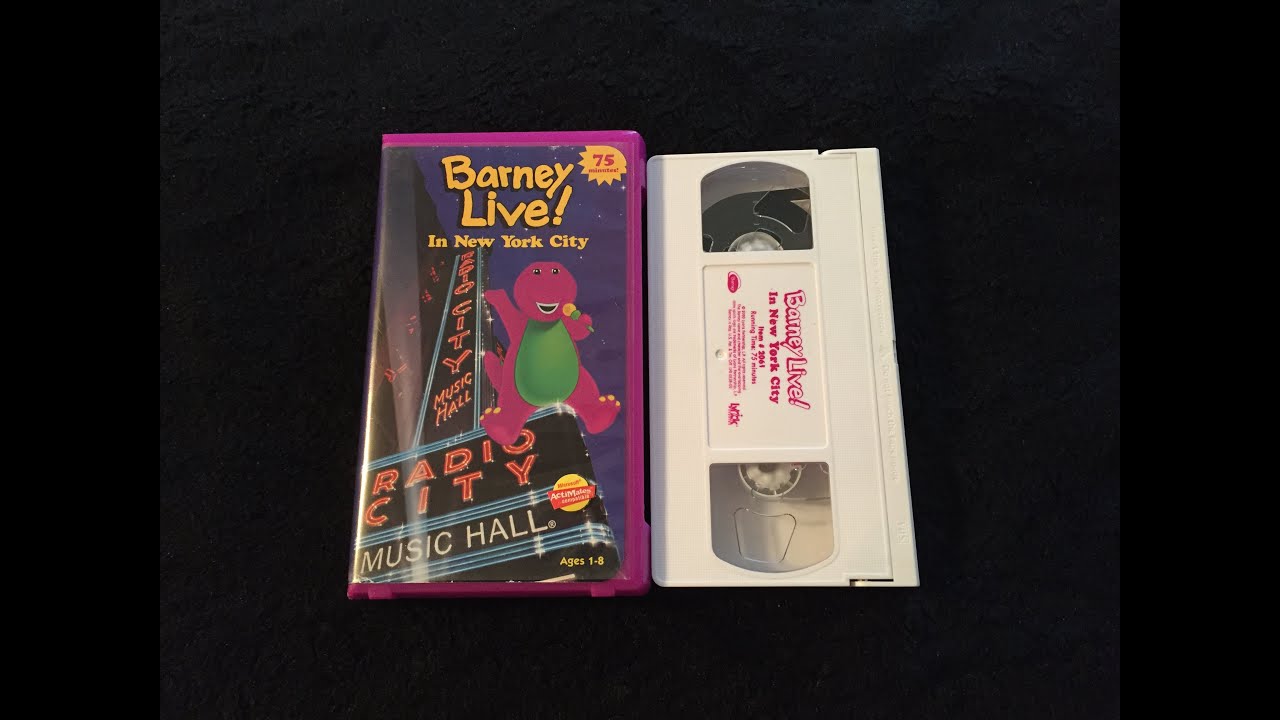 Barney Vhs Custom Opening To Barney Live In Nyc 2000 Custom Vhs Youtube ...