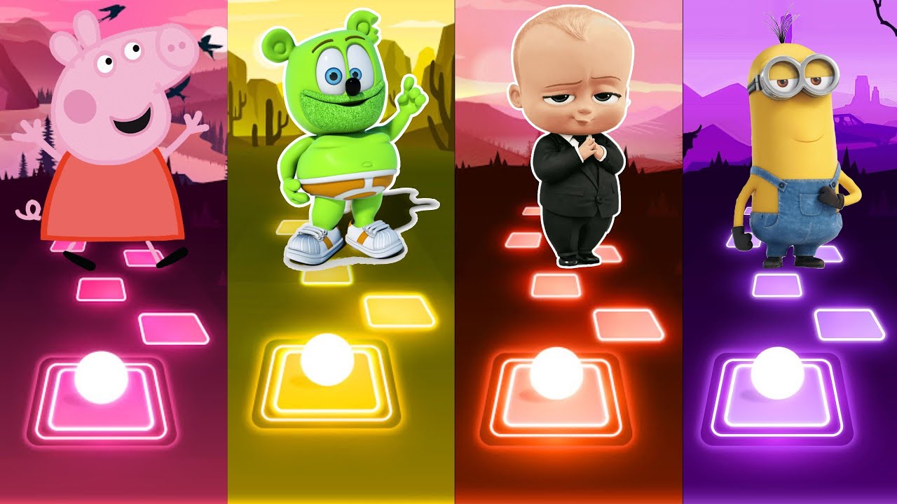 Peppa Pig Exe 🆚 Gummy Bear Exe 🆚 Baby Boss Exe 🆚 Minions Exe | Who Is ...